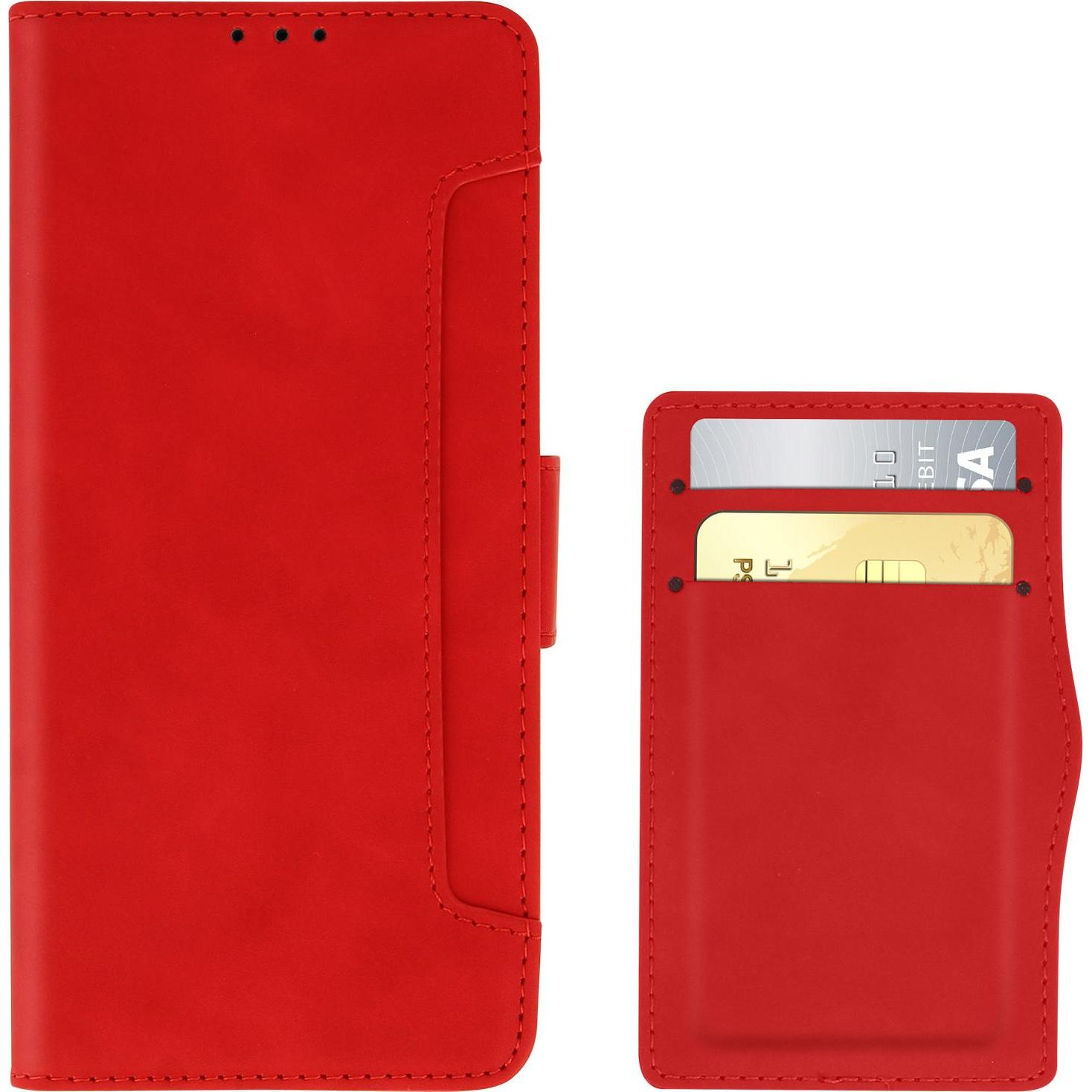 Avizar Wallet Series (Realme 6i), Smartphone Hülle, Rot