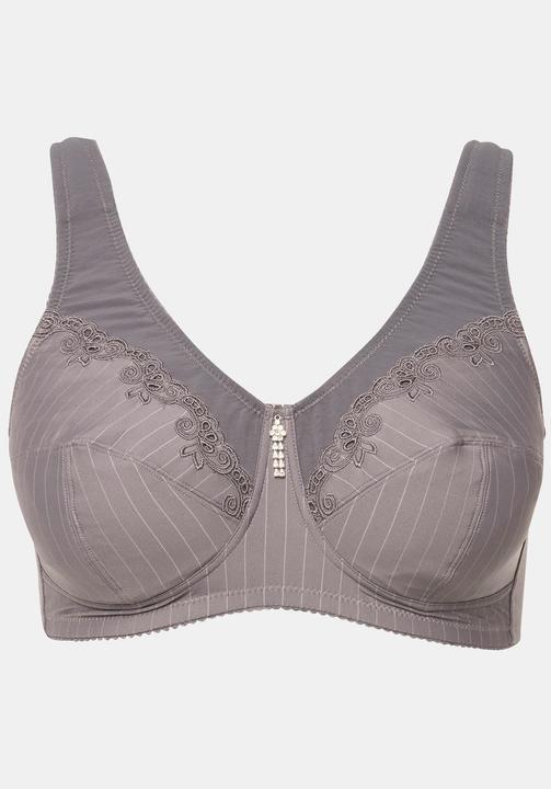 Actual product image Ulla Popken Kelly Pinstripe Support Bra (Single pack, 130 E)