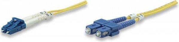 Intracom INTELLINET 303850 Intellinet Fiber optic patch cable LC-SC duplex 5m 9/125 OS2 singlemode (5 m)