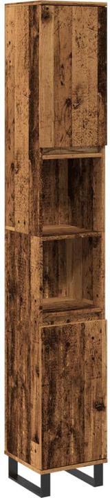 Immagine prodotto vidaXL Badschrank Hochschrank Badezimmerschrank Badmöbel Schrank Altholz-Optik (30 x 30 x 190 cm)