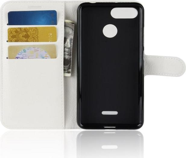 Actual product image MU Classic Litchi Leather Bookcover Series (Xiaomi Redmi 6)