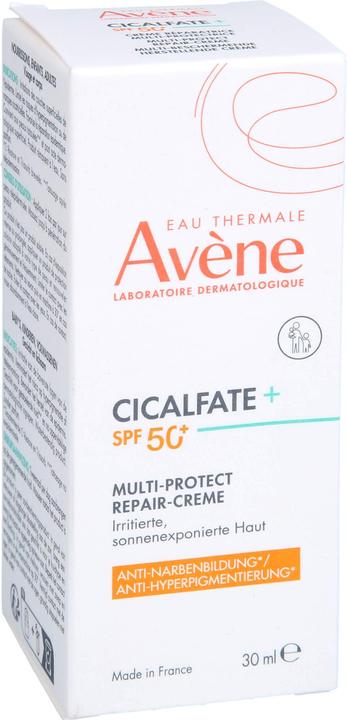 Produktbild Avène Cicalfate + Multischützende Hautreparatur-Creme (30 ml, Tagescreme, SPF 50+)