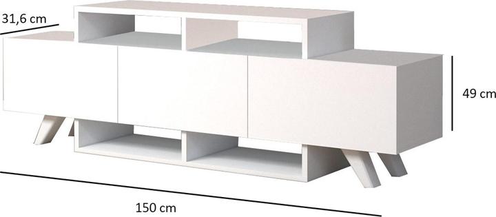 Image du produit Kalune Design Alwin (150 x 31.60 x 49 cm)