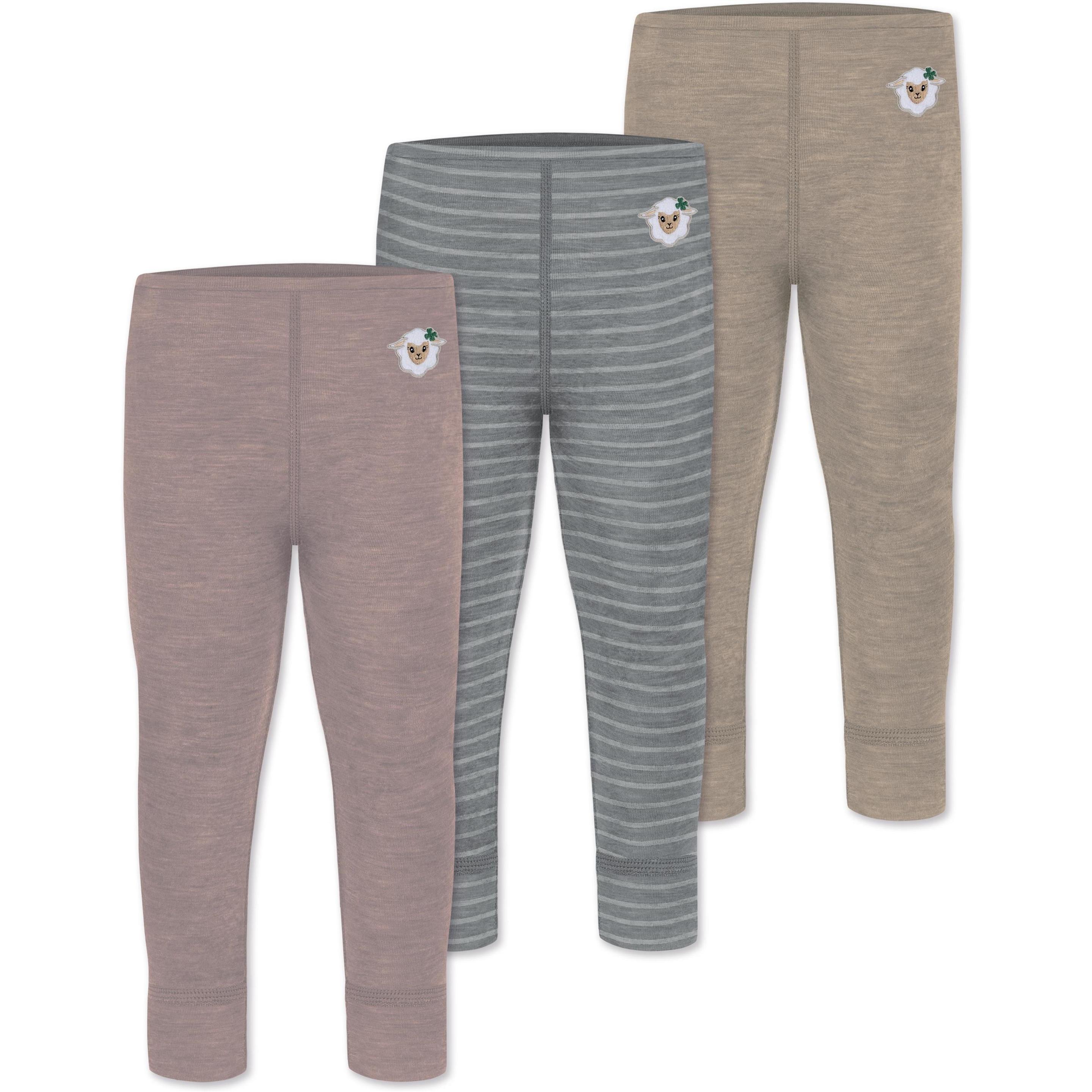 Normani, Herren, Funktionsunterhose, 3er Pack Baby Merino Hose Unterhose „Tihoi" - 9509 (56), Beige, 56