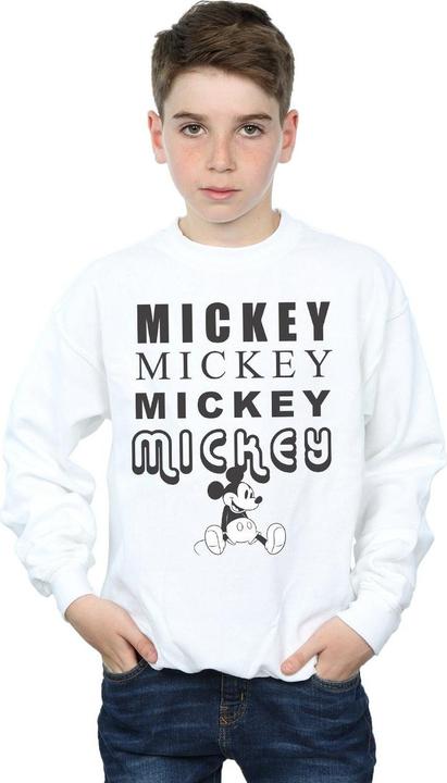 Actual product image Disney Boys Mickey Mouse Sitting Sweatshirt (116)