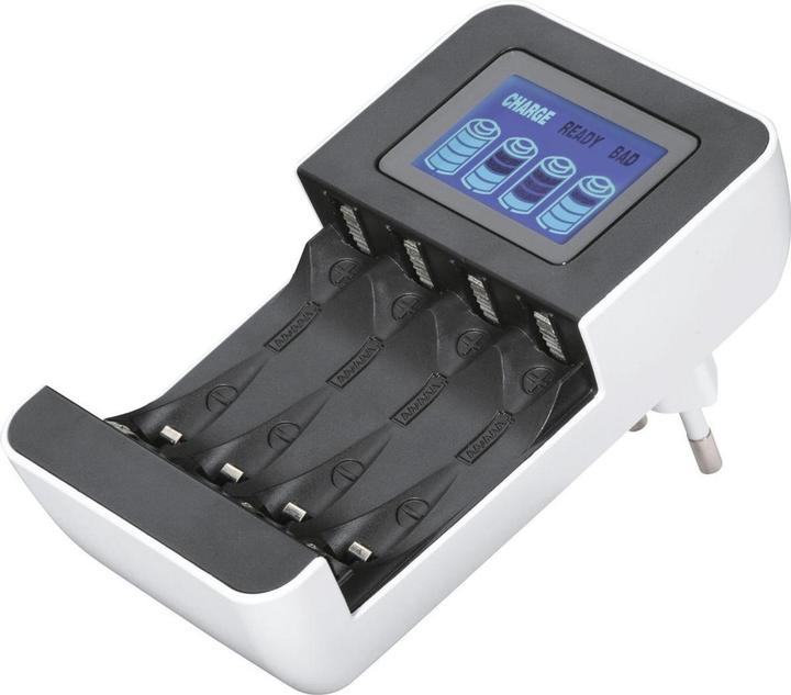 Image du produit Hama Chargeur de batterie pour 1 à 4 batteries NiMh AA ou AAA (1 pcs, AA, AAA, Chargeurs sans batterie)