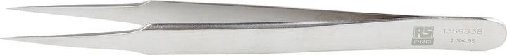 Produktbild RS PRO Edelstahl Pinzette Säurebeständig, Spitze Flach, 120 mm