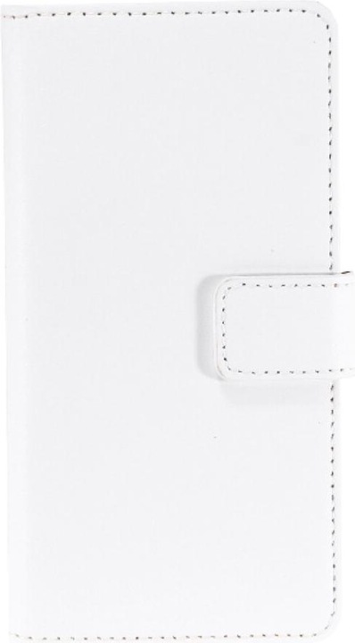 Produktbild OEM Slim Leather Book Case for Galaxy Alpha - White 4250710555574 (Samsung Galaxy Alpha)