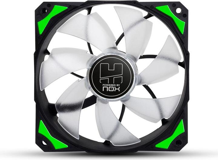 Produktbild Nox H-Fan LED Computergehäuse Ventilator 12 cm Schwarz (120 mm, 1 x)