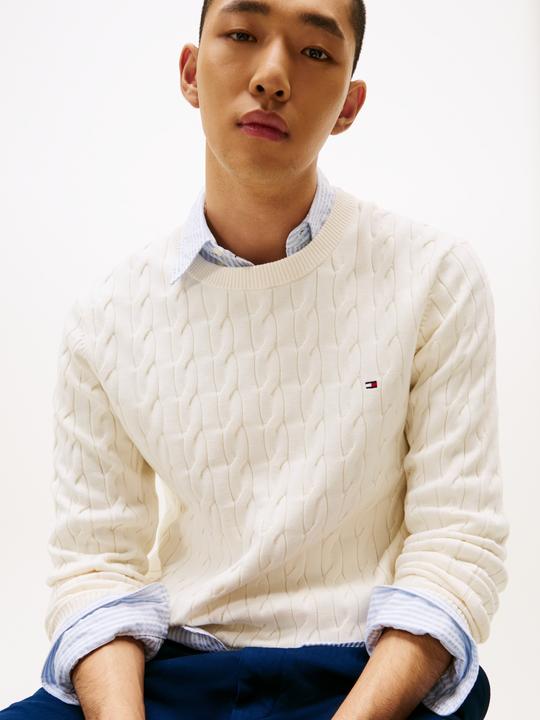 Image du produit Tommy Hilfiger Classic Cotton Cable Crew Neck (M)