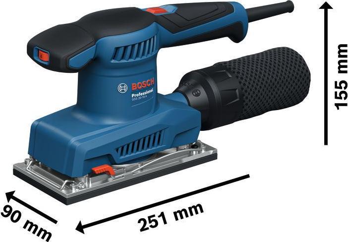 Actual product image Bosch Professional GSS 20-18 A (Sander)
