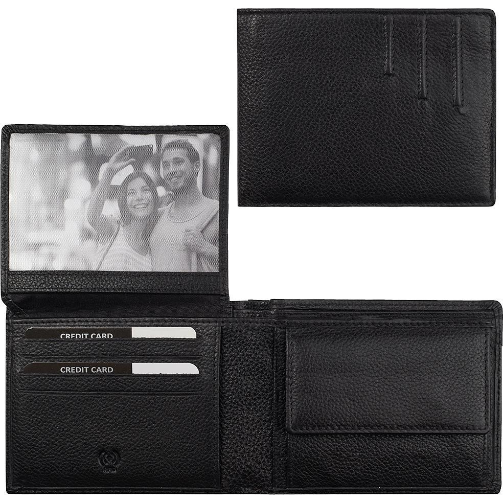 Thumbnail - Zoom, Herren, Portemonnaie, Herren Geldbörse, RFID, Schwarz