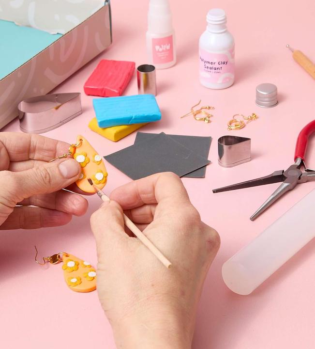 Image du produit Pott'd Polymer Clay Ohrring-Bastelset