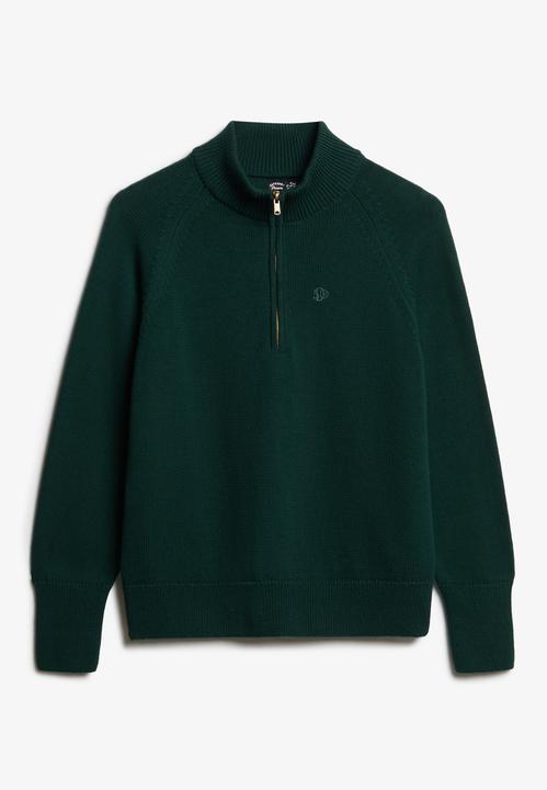 Image du produit Superdry Pull classique à col zippé coton femme (M)