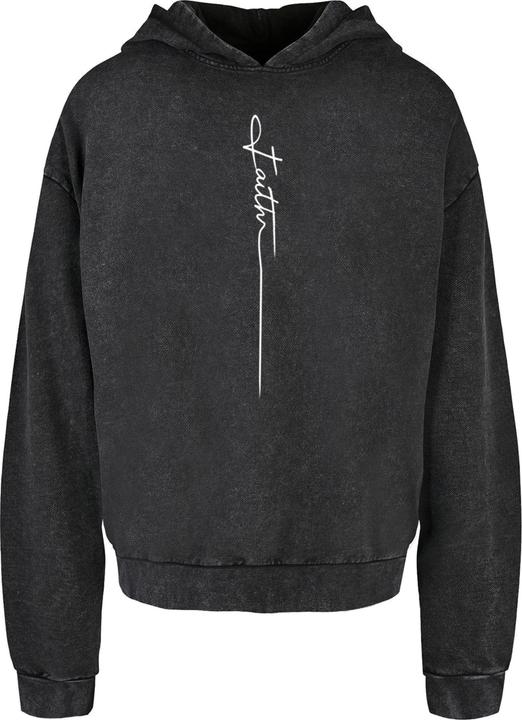 Produktbild Merchcode Faith Acid Washed Oversized Hoodie - 176403 (M)