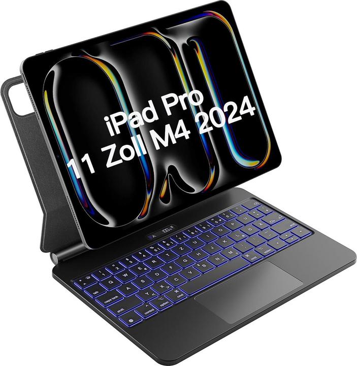 Actual product image Inateck Keyboard iPad 09121 black gray (KB09121 black gray) (DE, IPad Pro 11)