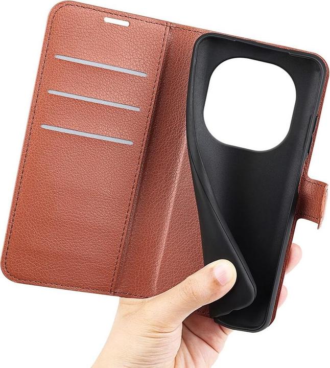 Image du produit Cover-Discount Xiaomi Redmi Note 14 Pro 5G - Leder Etui Hülle (Xiaomi Redmi Note 14 Pro 5G, Xiaomi Poco X7 Pro)
