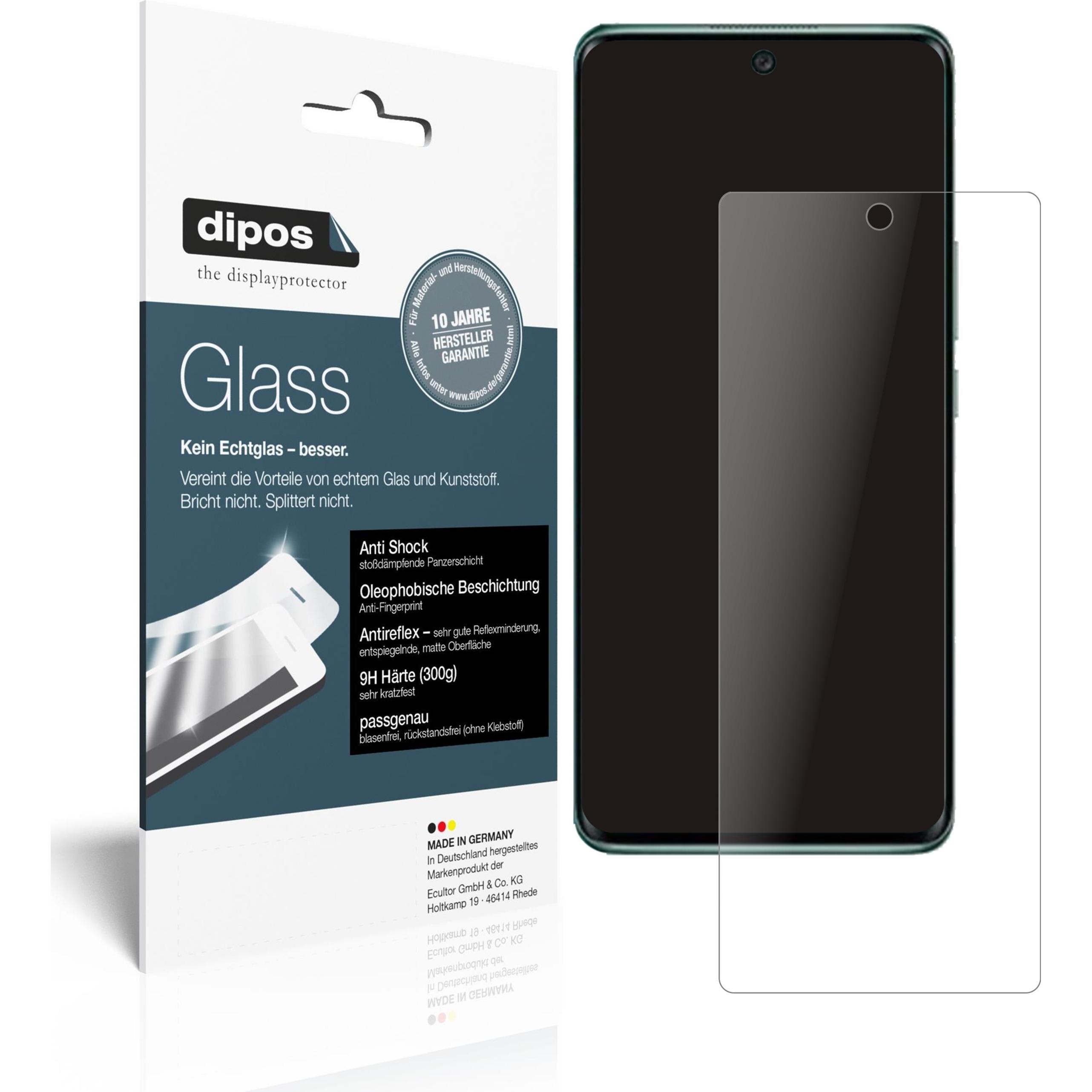 Dipos Displayschutz Anti-Shock (2 Stück, Huawei Nova 8), Smartphone Schutzfolie, Transparent