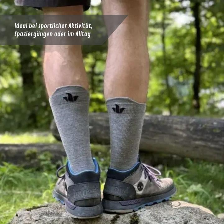 Immagine prodotto Sportree 3er-Set Merino-Socken Gr. 39-42 Wandersocken Sportsocken Outdoorsocken (39 - 42)