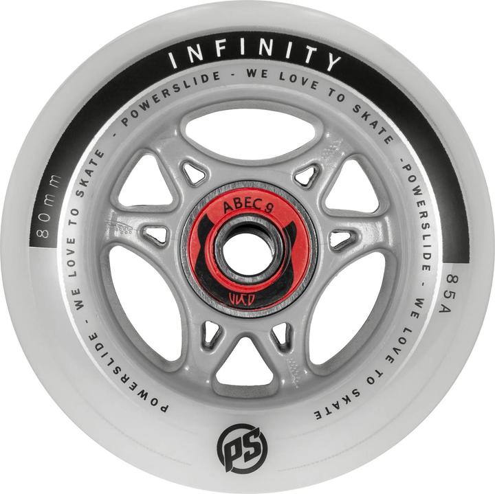 Produktbild Powerslide Skateboard Wheels Infinity Rtr 4-Pack 2023 (80 mm, 85A)