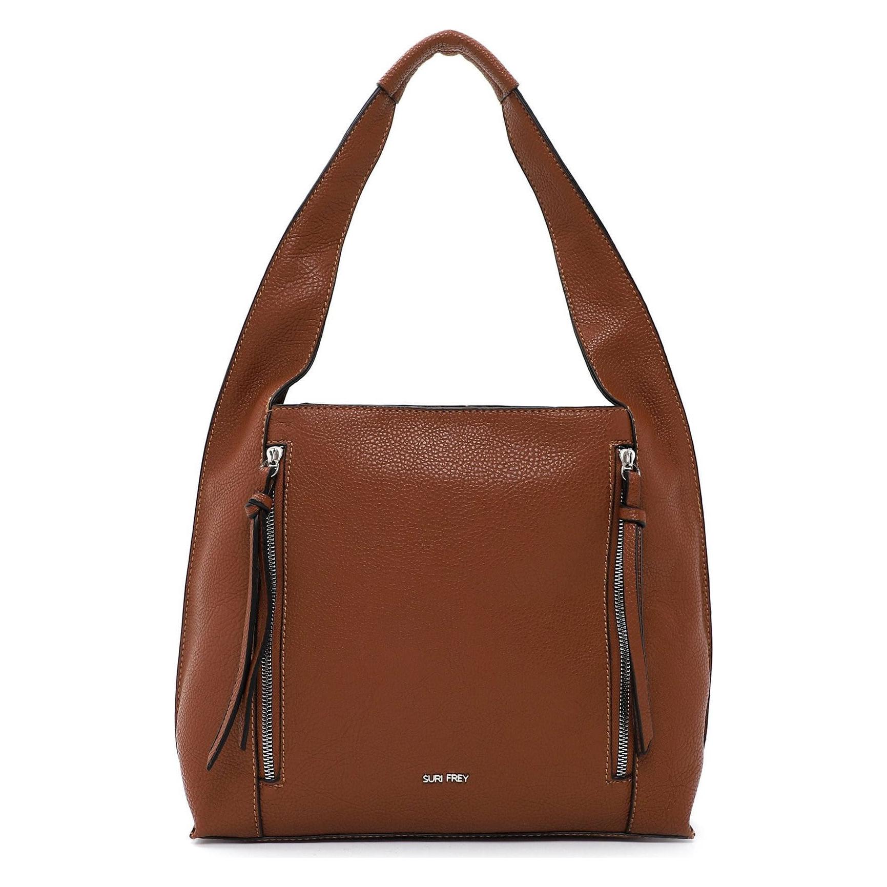Suri Frey, Damen, Handtasche, Beutel Maggy, Braun