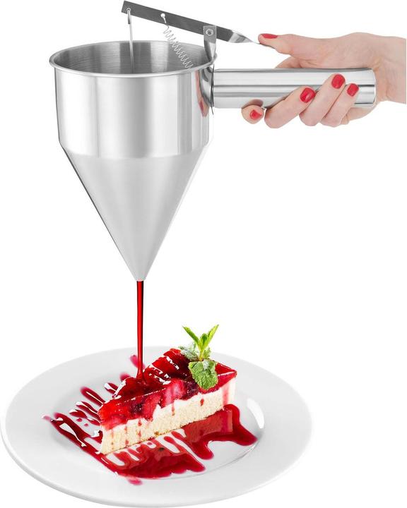 Produktbild Royal Catering Likörtrichter Fülltrichter Sossentrichter Pralinenfüller Gebäckfüller Edelstahl