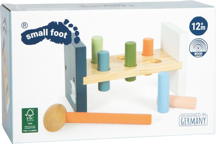 Actual product image small foot Knocking bench "Arctic