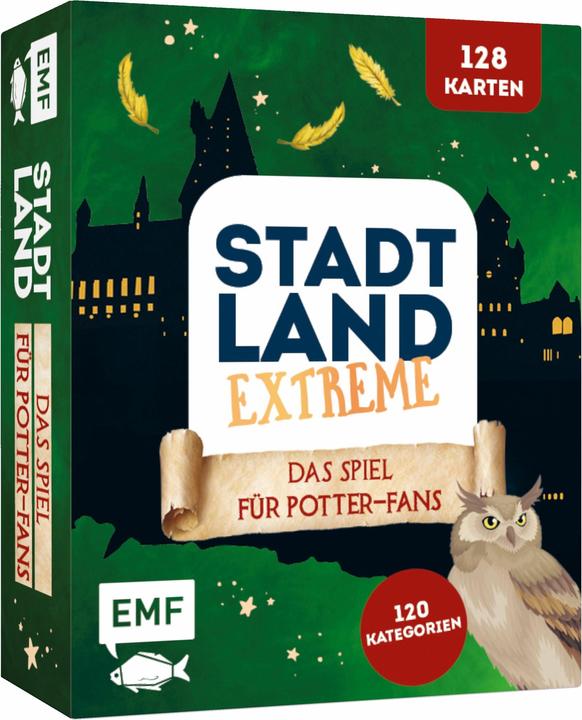 Produktbild Kartenspiel: Stadt, Land, Extreme - Das inoffizielle Spiel für Harry Potter-Fans mit 128 Karten (Deutsch, 2 - 6 Spieler)