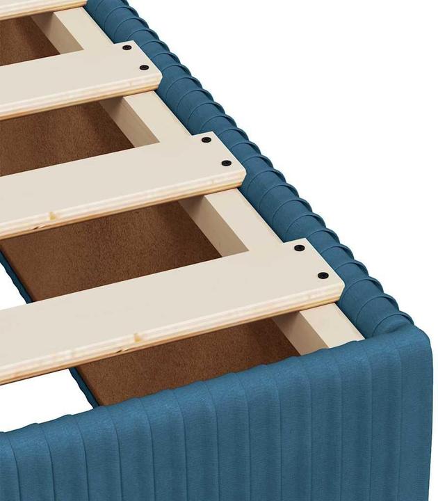 Image du produit vidaXL Bo x lit de saut avec matelas 160 x 200 cm velours (160 x 200 cm)