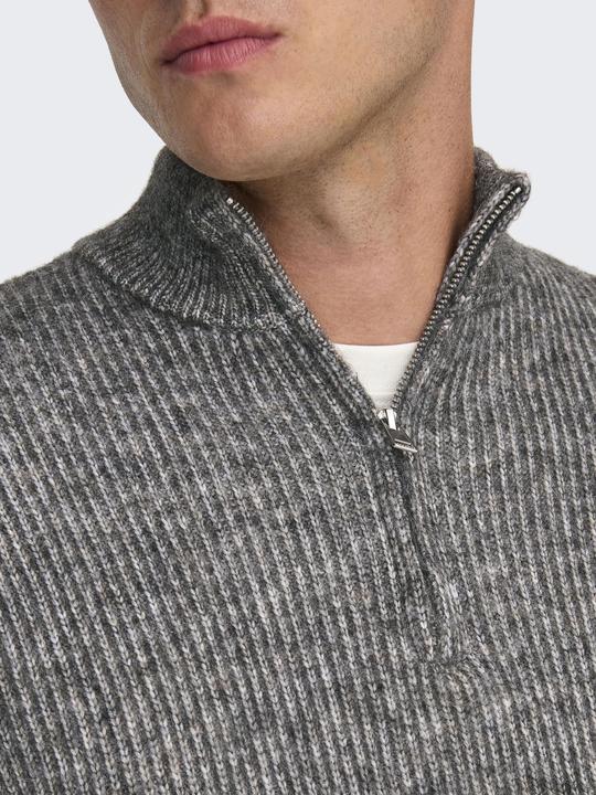 Produktbild Only & Sons ONSTEGAN Pullover Halber Reissverschluss (L)