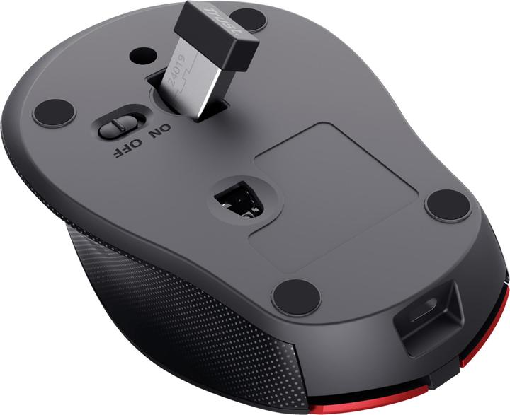 Actual product image Trust Mouse Zaya Rechargeable Red (Wireless)