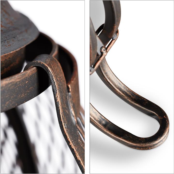 Actual product image Relaxdays Chiminea With Fire Poker