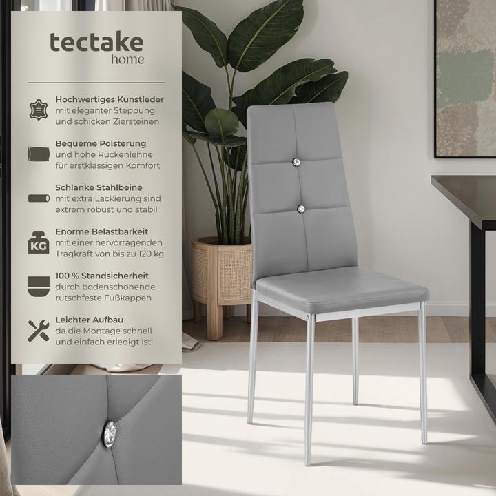 Produktbild tectake Esszimmerstuhl