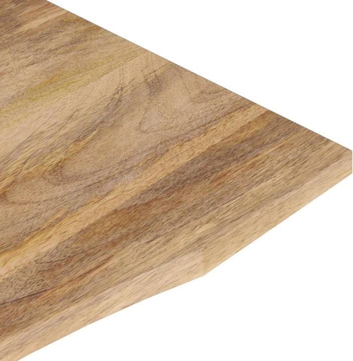 Produktbild VidaXL Schreibtischplatte Tischplatte Holzplatte mit Aussparung Massivholz Mango (140 x 60 x 2.5 cm)
