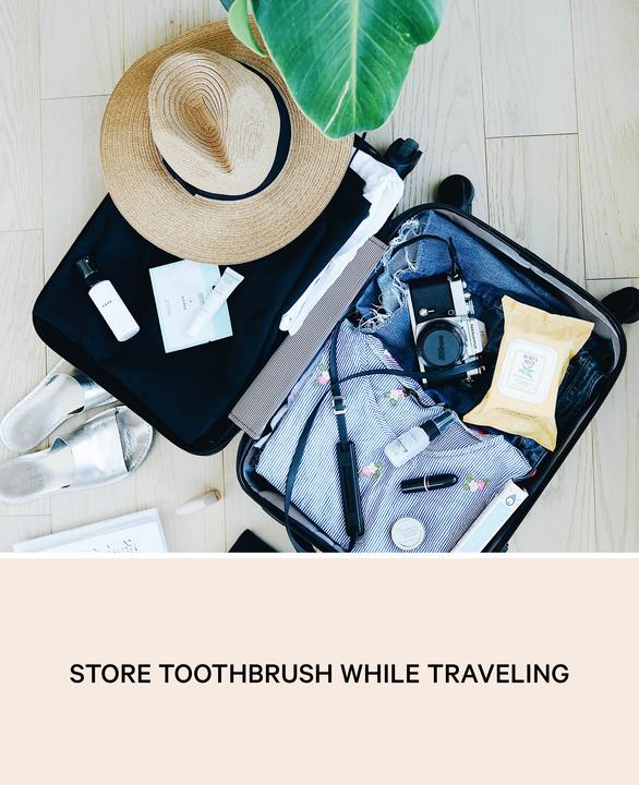 Actual product image Noya Bambus Zahnbürste und Reisebox (Soft, 1 x)