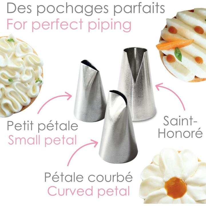 Produktbild ScrapCooking 3er Set Spritztüllen (Spritztüllen)
