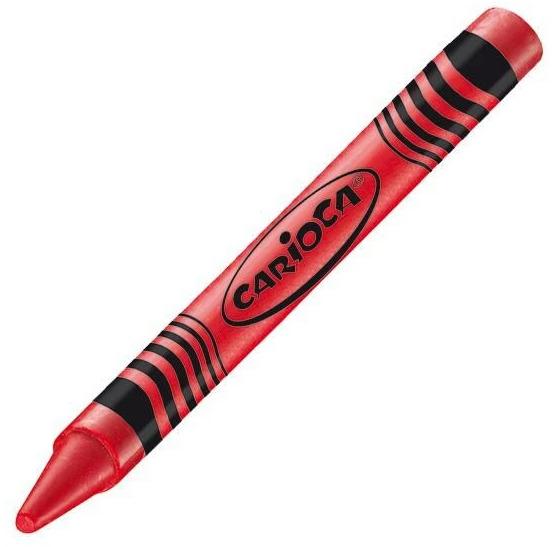 Actual product image Carioca Wax crayon Wax Ø 8 mm, 24 pieces, Multicolor (24x)