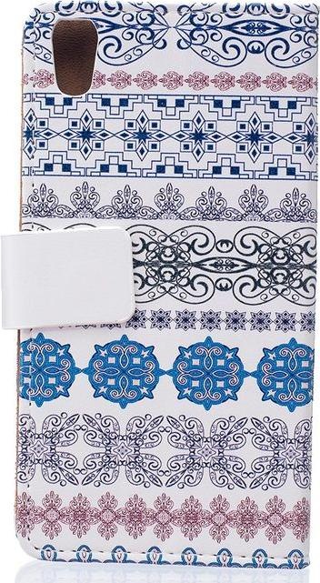 Produktbild MU Style Case aus Leder mit Blumenmuster (Blackberry DTEK 50)