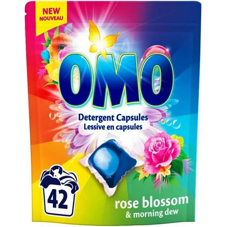 OMO Laundry Detergent Capsules White Orchid & Mint, Bucato
