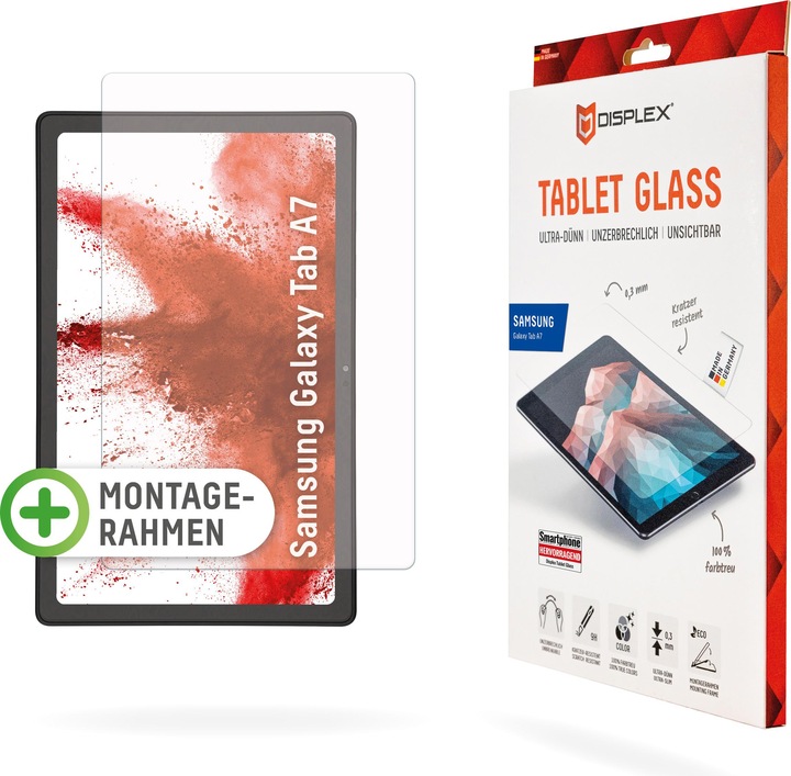 Productafbeelding Displex Tablet Glass, Tablet Schutzglas (1 Stuk, Galaxy tab A7)