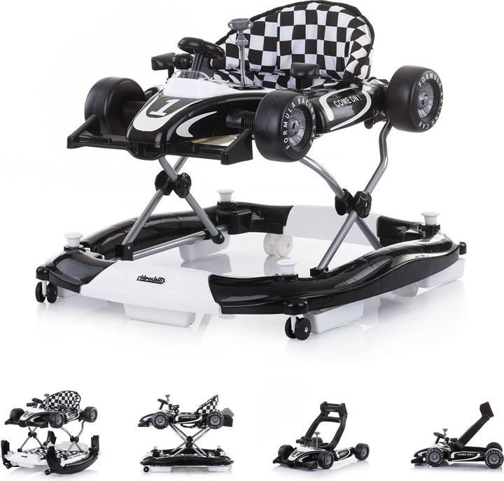 Produktbild Chipolino Interaktive Lauflernhilfe Car Racer 4in1 Schwarz+Weiss