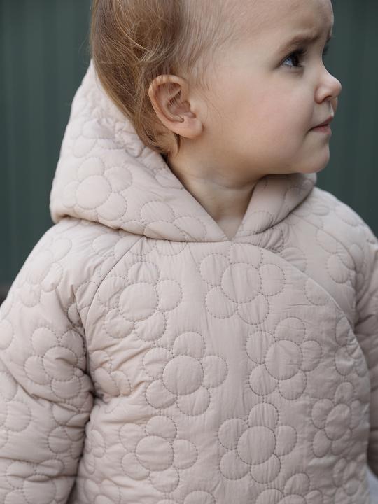 Produktbild Vertbaudet Baby Steppjacke mit Blumensteppung und Kunstfellfutter (98)