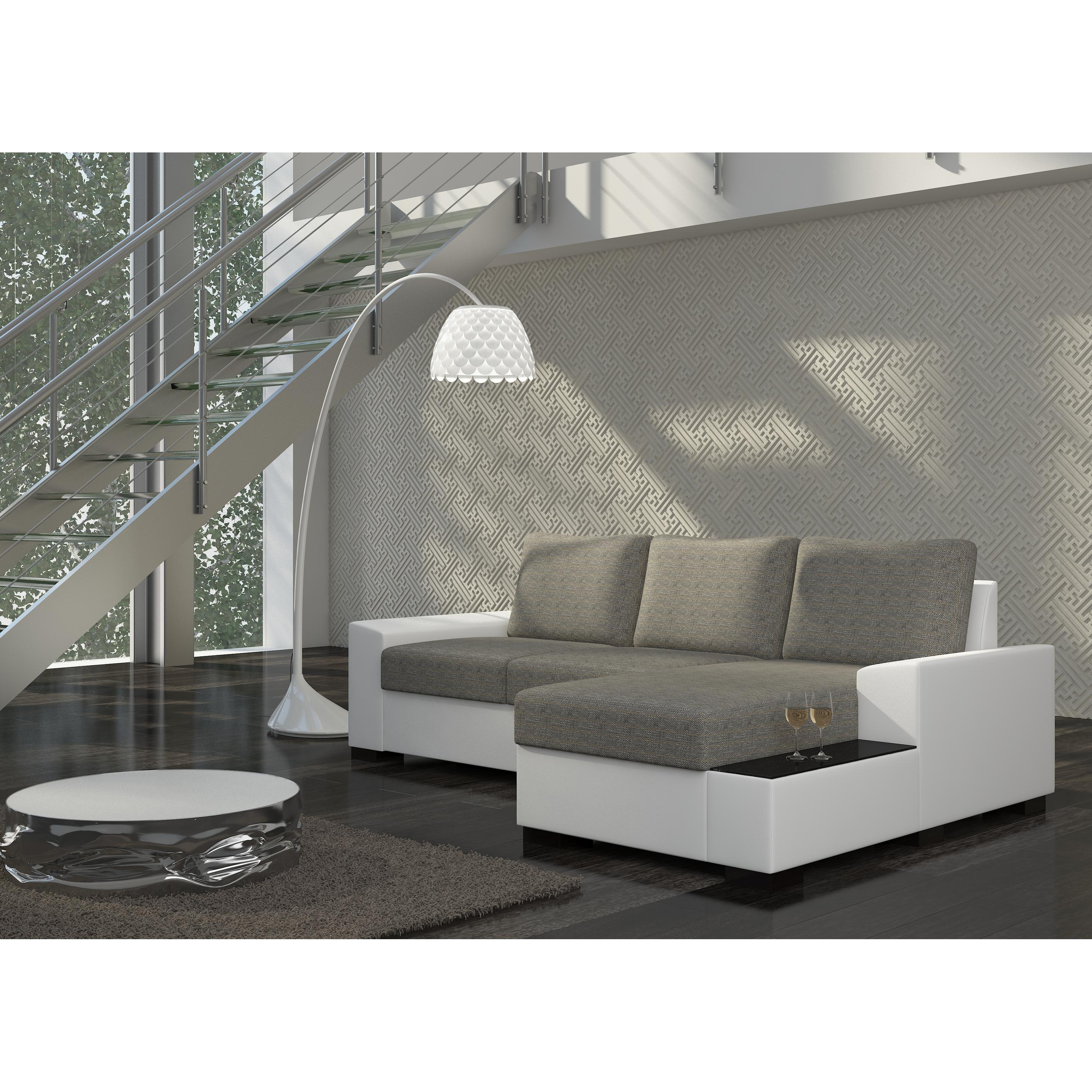 ELTAP, Sofa, Negro (Ecksofa, 3-Sitzer, Bettsofa)