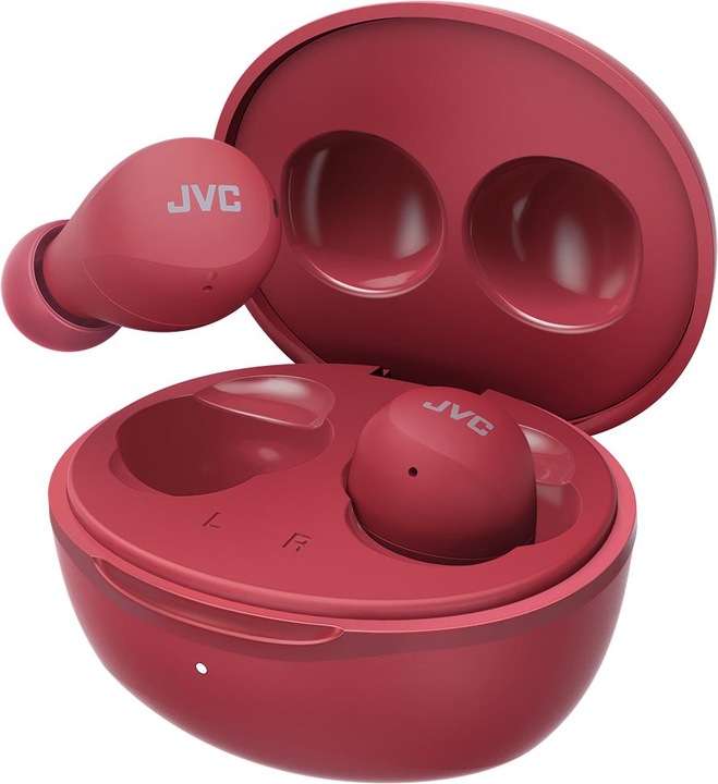 Produktbild JVC rot HA-A6T-R-U Kopfhörer In Ear TWS 3,9g leicht (7.50 h, Kabellos)