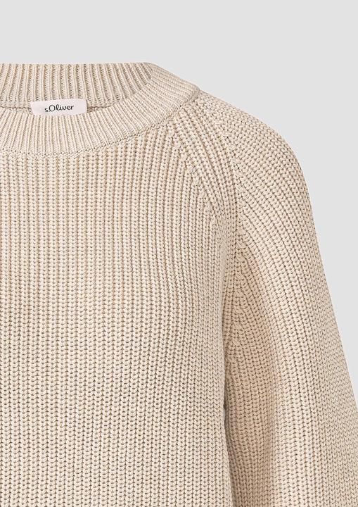 Produktbild s.Oliver Strickpullover Strickpullover mit Raglanärmeln im Relaxed Fit (46)