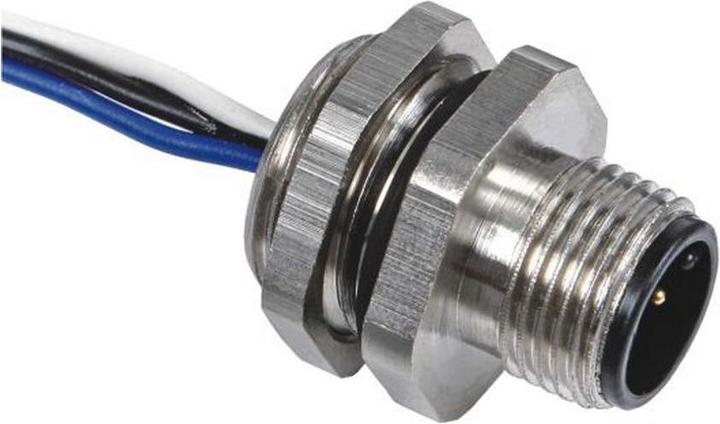Produktbild RS PRO M12 Panel mount Male 5W 100 mm, PG9