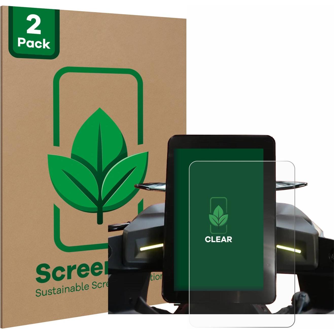 ScreenLeaf, Fahrzeug Navigation Zubehör, Schutzfolie nachhaltiger Displayschutz Displayschutzfolie Folie Klar Transparen...