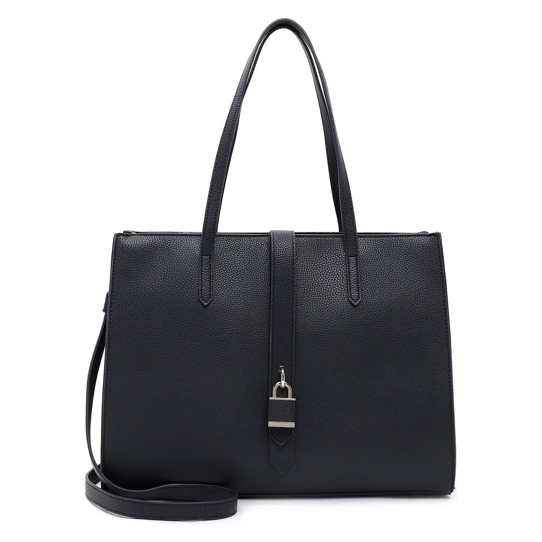 Tamaris, Damen, Tasche, Shopper Jasmina, Blau, (17 l)