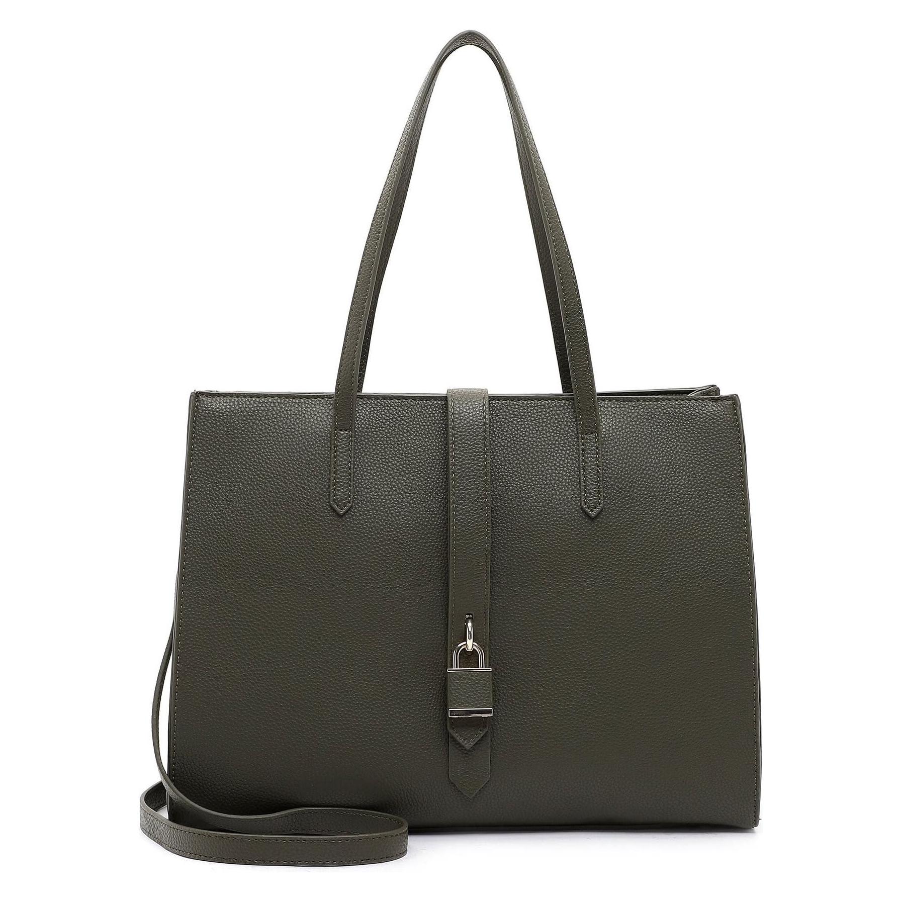 Tamaris, Damen, Tasche, Shopper Jasmina, Grün, (17 l)