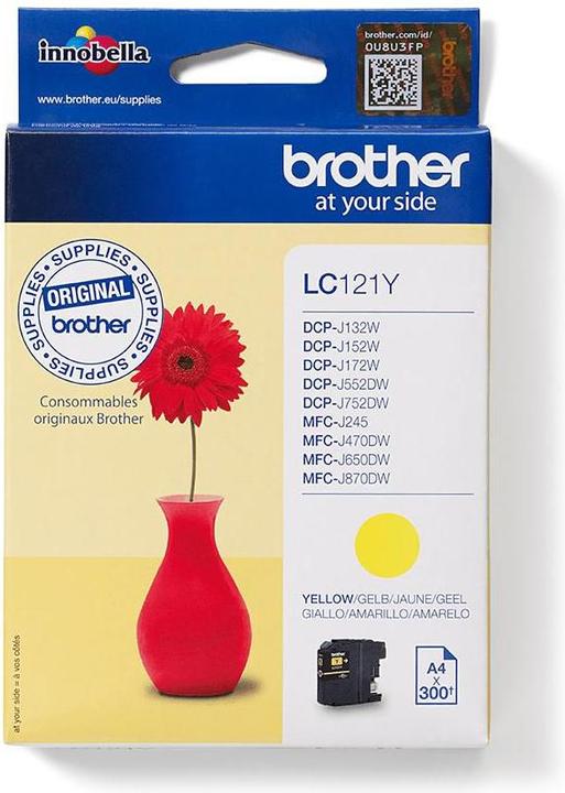 Actual product image Brother Lc-121y (Y)